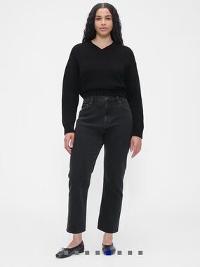 Gap High Rise ’90s Slim Straight Crop Jeans